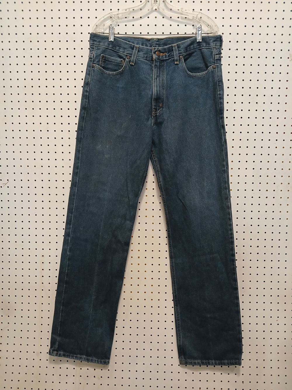 Replay Men's Straight Jeans in Dark Blue Denim